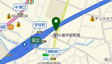 津川理容院の地図画像