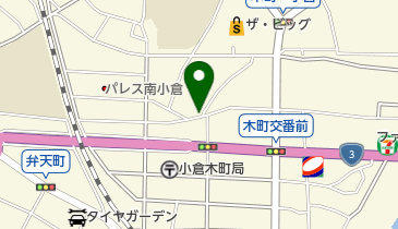 日本理容館の地図画像