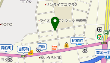 マツナガ理容の地図画像