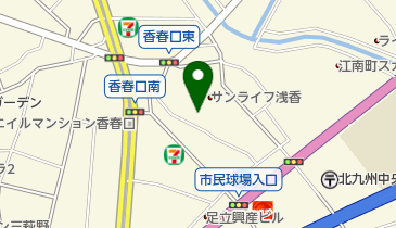 特別養護老人ホームかざはな園の地図画像