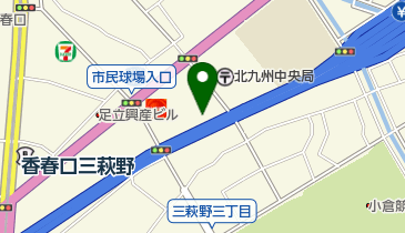 福岡障害者職業センター北九州支所の地図画像