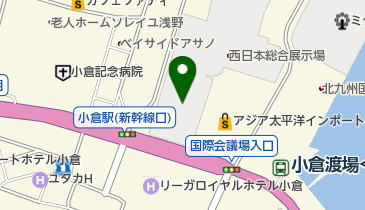 北九州パスポートセンターの地図画像