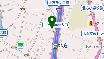 クイーンズエコー小倉北方店の地図画像