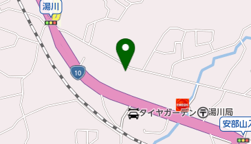 湯川区公民館の地図画像