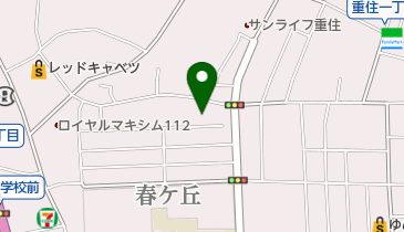 小倉春ヶ丘バプテスト教会の地図画像