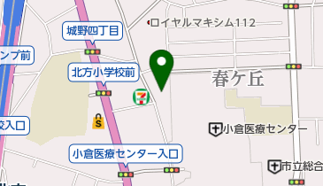 平野クリーニング店の地図画像