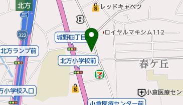 小倉食肉組合の地図画像