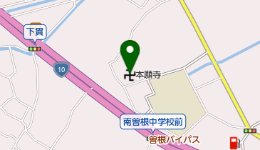 本願寺(西山浄土宗)の地図画像