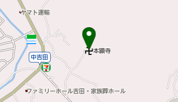 本顯寺(日蓮宗)の地図画像