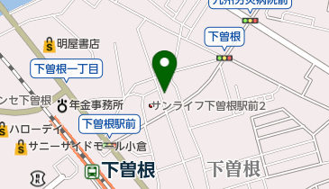 日本経済新聞 小倉南区 下曽根販売所の地図画像