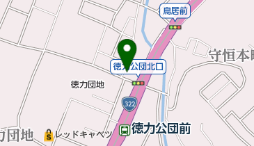 ペットサロンのらくろの地図画像