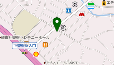 下曽根薬局の地図画像