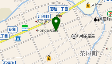 広砂ガラス店の地図画像