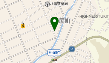 槻田第五区民館の地図画像