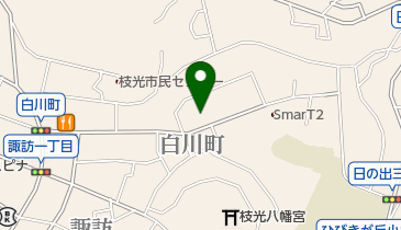 枝光キリスト教会の地図画像