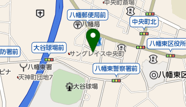 金光教中八幡教会の地図画像