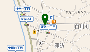 花田化粧品店の地図画像