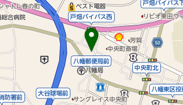 株式会社八幡マタマの地図画像
