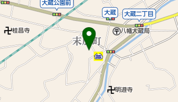 大蔵市場の地図画像