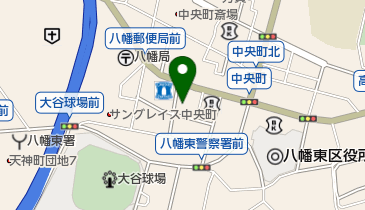 スナック夜狸の地図画像