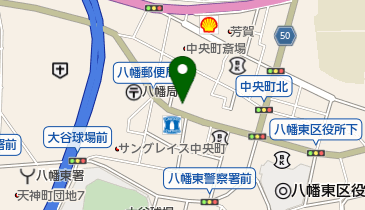美容室しるくはっとの地図画像