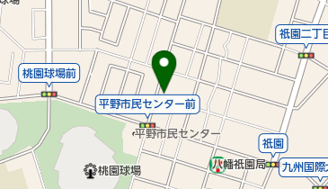 桃園調剤薬局の地図画像