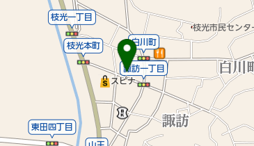 財前洋品店枝光本町店の地図画像