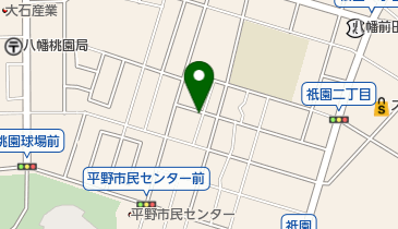 戸上理容店の地図画像