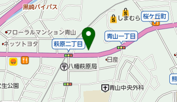 無法松 八幡店の地図画像