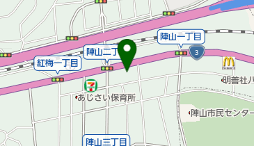 有限会社九州アートの地図画像