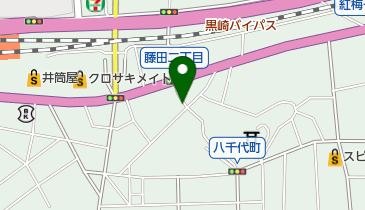 山崎果実店の地図画像