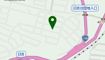 日吉台キリスト教会の地図画像