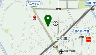 株式会社穴生コンタクトの地図画像