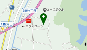 くろき自動車の地図画像