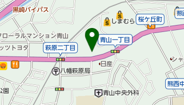 株式会社オートデンソー八蓄の地図画像