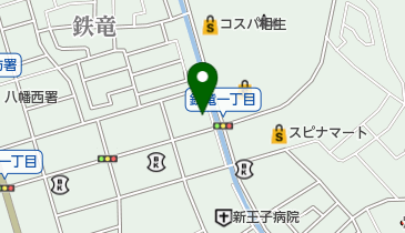 こみなと青果店の地図画像