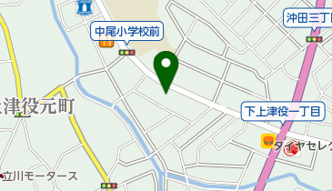 美顔のいのうえの地図画像