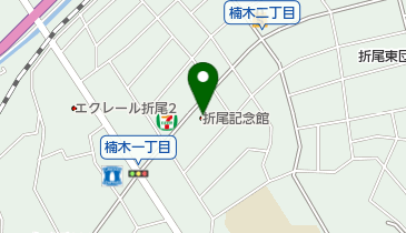 折尾記念館の地図画像