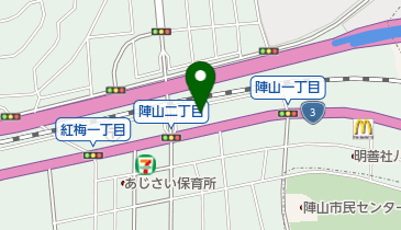 有限会社陣山タクシーの地図画像