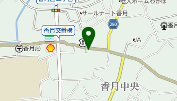 岡口時計メガネ店の地図画像