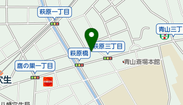 秋永動物病院の地図画像