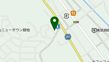 美容室K&あいの地図画像