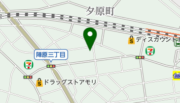 BIGMAMA古着古雑貨の地図画像