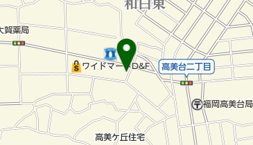 和白鍼灸院の地図画像