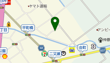 バイク便福岡の地図画像