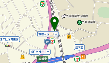 モトショップ産大前の地図画像