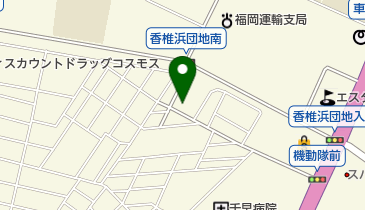 福岡市公民館 千早西公民館の地図画像