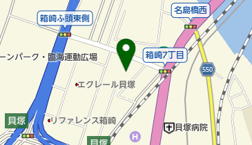 福岡市公民館 東箱崎公民館の地図画像