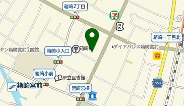 福岡市立空港周辺共同利用会館 箱崎会館の地図画像