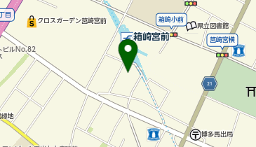 福岡県教育会館の地図画像